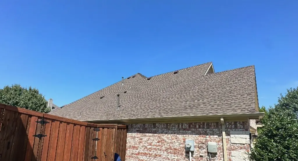 Completed roof replacement project in Kasson